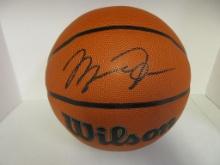 Michael Jordan of the Chicago Bulls signed autographed full size basketball TAA COA 910