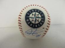 Julio Rodriguez of the Seattle Mariners signed autographed logo baseball PAAS COA 544
