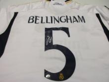 Jude Vellingham of the Real Madrid signed autographed soccer jersey PAAS COA 968