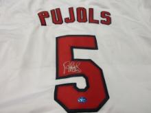 Albert Pujols of the St Louis Cardinals signed autographed baseball jersey TAA COA 051