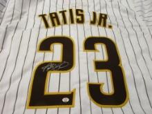 Fernando Tatis Jr of the San Diego Padres signed autographed baseball jersey PAAS COA 952