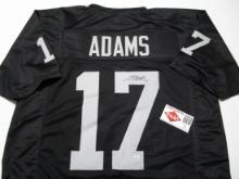 Davante Adams of the Vegas Raiders signed autographed football jersey PAAS COA 090
