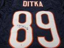 Mike Ditka of the Chicago Bears signed autographed football jersey PAAS COA 543