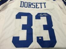 Tony Dorsett of the Dallas Cowboys signed autographed football jersey PAAS COA 685