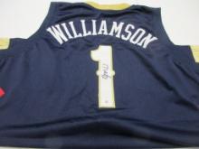 Zion Williamson of the New Orleans Pelicans signed autographed basketball jersey PAAS COA 134