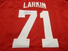 Dylan Larkin of the Detroit Red Wings signed autographed hockey jersey PAAS COA 119