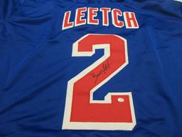 Brian Leetch of the NY Rangers signed autographed hockey jersey PAAS COA 922