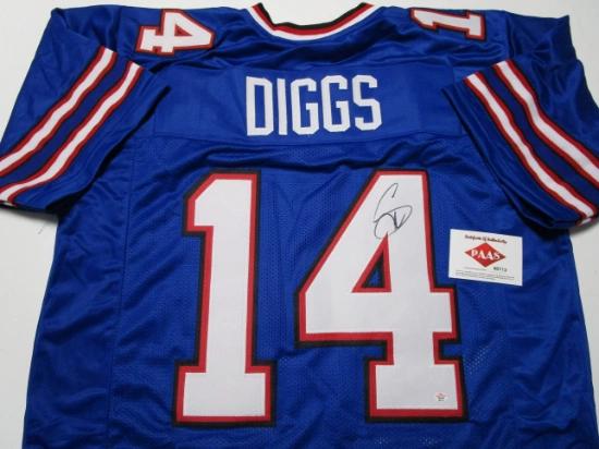 Stefon Diggs of the Buffalo Bills signed autographed football jersey PAAS COA 713