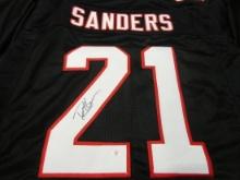 Deion Sanders of the Atlanta Falcons signed autographed football jersey PAAS COA 676