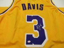 Anthony Davis of the Los Angeles Lakers signed autographed basketball jersey PAAS COA 434