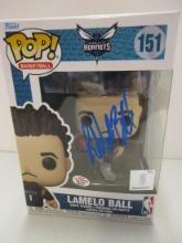 LaMelo Ball of the Charlotte Hornets signed autographed Funko Pop PAAS COA 761