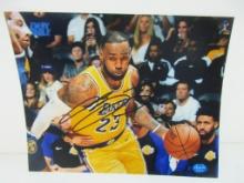 LeBron James of the LA Lakers signed autographed 8x10 photo TAA COA 563
