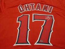 Shohei Ohtani of the LA Angels signed autographed baseball jersey PAAS LOA 120