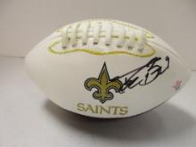Drew Brees of the New Orleans Saints signed autographed mini football PAAS COA 478
