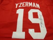 Steve Yzerman of the Detroit Red Wings signed autographed hockey jersey PAAS COA 930