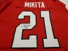 Stan Mikita of the Chicago Black Hawks signed autographed hockey jersey PAAS COA 707