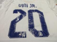 Vinicius Jr of the Real Madrid signed autographed soccer jersey PAAS COA 764