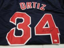 David Ortiz of the Boston Red Sox signed autographed baseball jersey PAAS COA 902