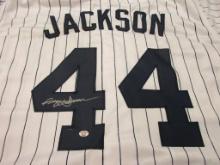 Reggie Jackson of the New York Yankees signed autographed baseball jersey PAAS COA 889