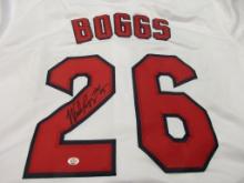 Wade Boggs of the Boston Red Sox signed autographed baseball jersey PAAS COA 837