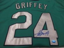 Ken Griffey Jr of the Seattle Mariners signed autographed baseball jersey TAA COA 036