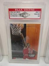 Michael Jordan Bulls 1994 Skybox Supreme Court #SC11 graded PAAS NM-MT 8.5