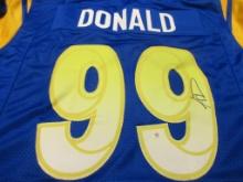 Aaron Donald of the LA Rams signed autographed football jersey PAAS COA 165