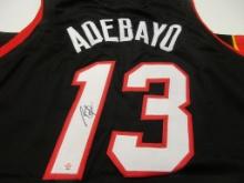 Bam Adebayo of the Miami Heat signed autographed basketball jersey PAAS COA 992