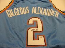 Shai Gilgeous-Alexander of the OKC Thunder signed autographed basketball jersey PAAS COA 458