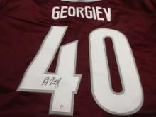 Alexandar Georgiev of the Colorado Avalanche signed autographed hockey jersey PAAS COA 325