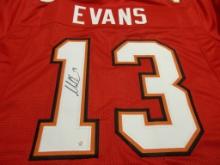 Mike Evans of the Tampa Bay Buccaneers signed autographed football jersey PAAS COA 920