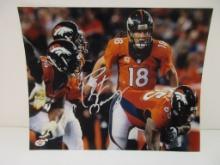 Peyton Manning of the Denver Broncos signed autographed 8x10 photo PAAS COA 552