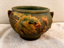 ROSEVILLE U.S.A Vintage 3" BUSHBERRY Pottery Dish Stamped #657-3"