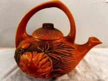 ROSEVILLE U.S.A. Vintage Tea Pot W/ Lid Stamped #3