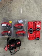Craftsman Batteries 2 Corded Chargers Included