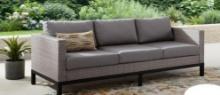 Metal Base Out Door Sofa With Cushions - new in box (assembly required)