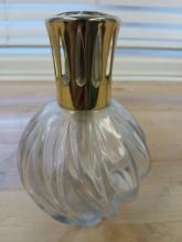 Large Glass Perfume Bottle / Candle / Incense Burner