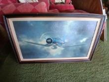 Oil on Canvas Signed By Pappy Bowington in Decorative Frame