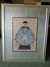 Large Oriental Wall Decor in Frame