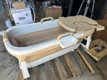 European Folding Bathtub - Good for Soaking or Taking Cold Plunges - New, In Box