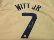Bobby Witt Jr of the Kansas City Royals signed autographed baseball jersey PAAS COA 490