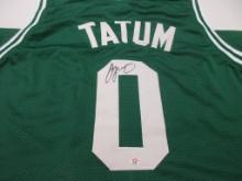 Jayson Tatum of the Boston Celtics signed autographed basketball jersey PAAS COA 187