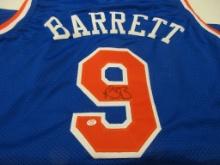 RJ Barrett of the New York Knicks signed autographed basketball jersey PAAS COA 074