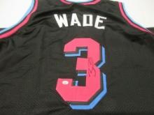 Dwyane Wade of the Miami Heat signed autographed basketball jersey PAAS COA 653