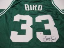 Larry Bird of the Boston Celtics signed autographed basketball jersey PAAS COA 659