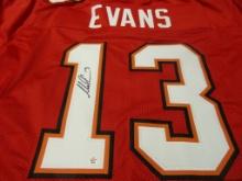 Mike Evans of the Tampa Bay Buccaneers signed autographed football jersey PAAS COA 923