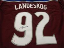 Gabriel Landeskog of the Colorado Avalanche signed autographed hockey jersey PAAS COA 992