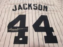 Reggie Jackson of the New York Yankees signed autographed baseball jersey PAAS COA 891