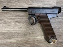 WWII JAPANESE TYPE 14 SEMI-AUTO PISTOL W/ CLAMSHELL HOLSTER