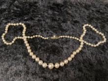 23" Strand of Fine Quality Akoya Pearls